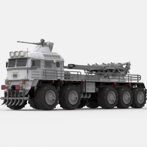 [#90100114] [미조립품] 1/12 XX10 T-Rex 10x10 Military Truck Kits Armored Vehicle w/Horn, Sound, Light (크로스알씨 군용 트럭)