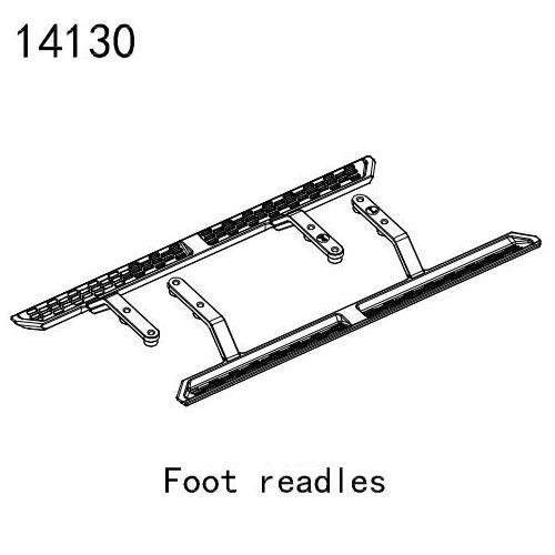 14130 Foot Pedals Step (YK4083)