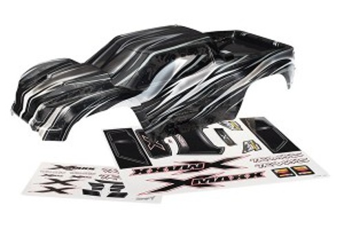 AX7711X Body X-Maxx ProGraphix (graphics are printed requires paint &amp; final color application)/ decal sheet