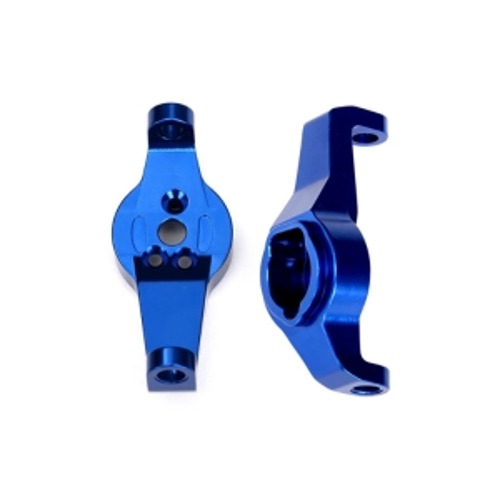 AX8232X Caster blocks, 6061-T6 aluminum (blue-anodized), left and right