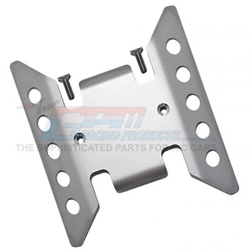 [#SCX6332X-OC] Stainless Steel Center Gearbox Skid Plate (for SCX6)