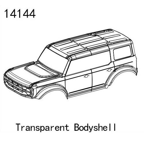 14144 Body (clear) (YK4083)