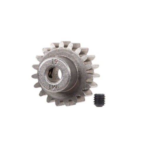 AX6480X Gear,19-T pinion,1.0 metric pitch,fits 5mm shaft/set screw for use only with steel spur gears