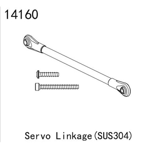 YK14160 Servo Linkage stainless SUS304 (YK4083v2)