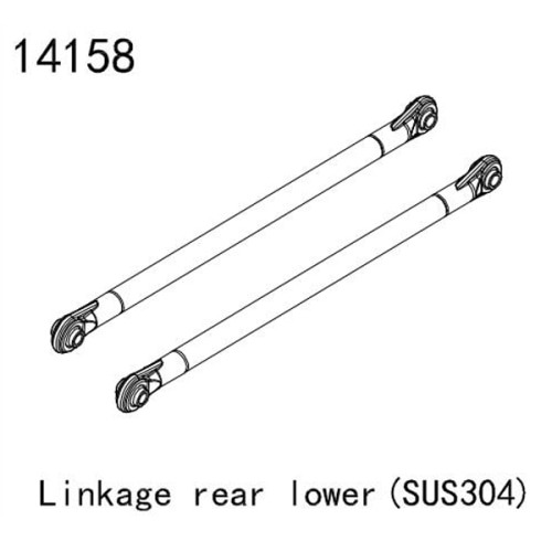YK14158 Linkage rear lower stainless SUS304 (YK4083)
