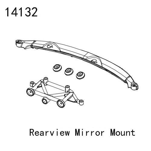 14132 Rearview Mirror Mount, Magnet Mount (YK4083)