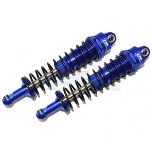 [#SCX6145F/R-B-BK] Aluminum Front/Rear Thickened Spring Dampers 145mm (for SCX6)