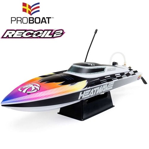 Recoil 2 18&quot; Self-Righting Brushless Deep-V RTR, Heatwave 전동보트